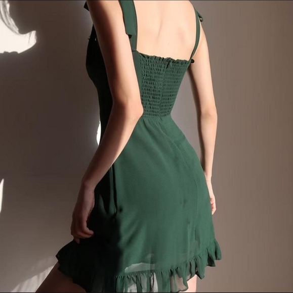 Tie Strap Mini Dress - Picture 2 of 7